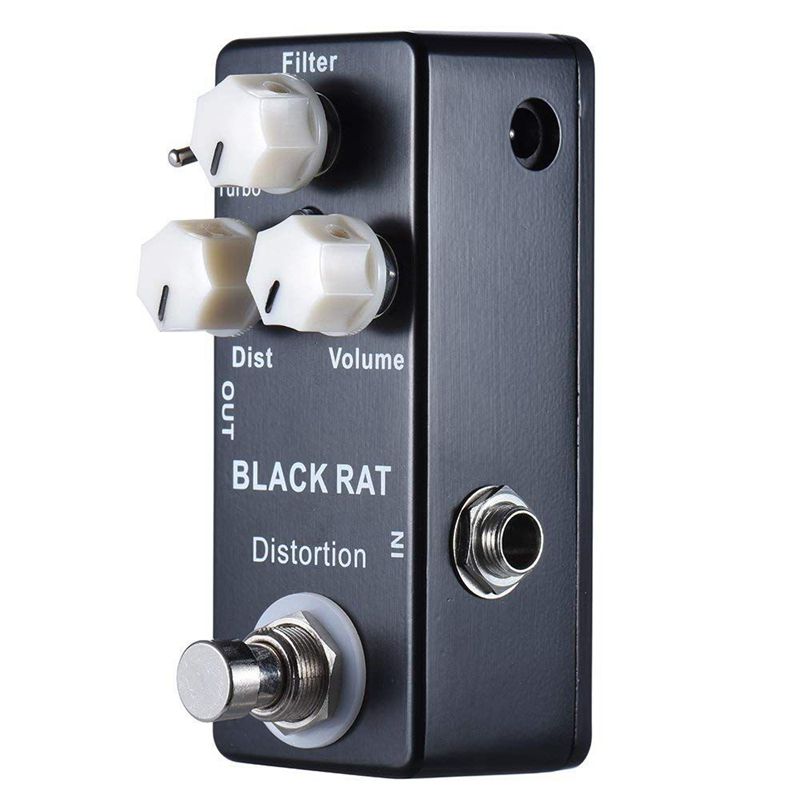 Mosky Black RAT-Pedal de efectos para guitarra, Mini, distorsión