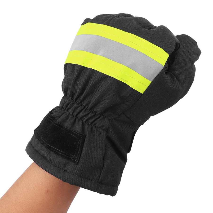 Guantes ignífugos emniyet kemeri para combatir el fuego resistentes al calor, resistentes al agua, transpirables, protección para manos de bombero