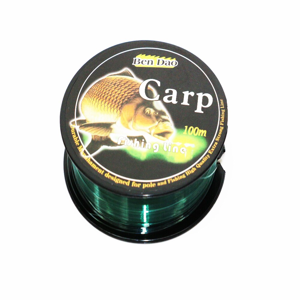 Ligne de pêche en nylon Super forte, matériau japonais, Monofilament 12-65lb, ligne de pêche de carpe d'eau salée, 100M: 0.16mm