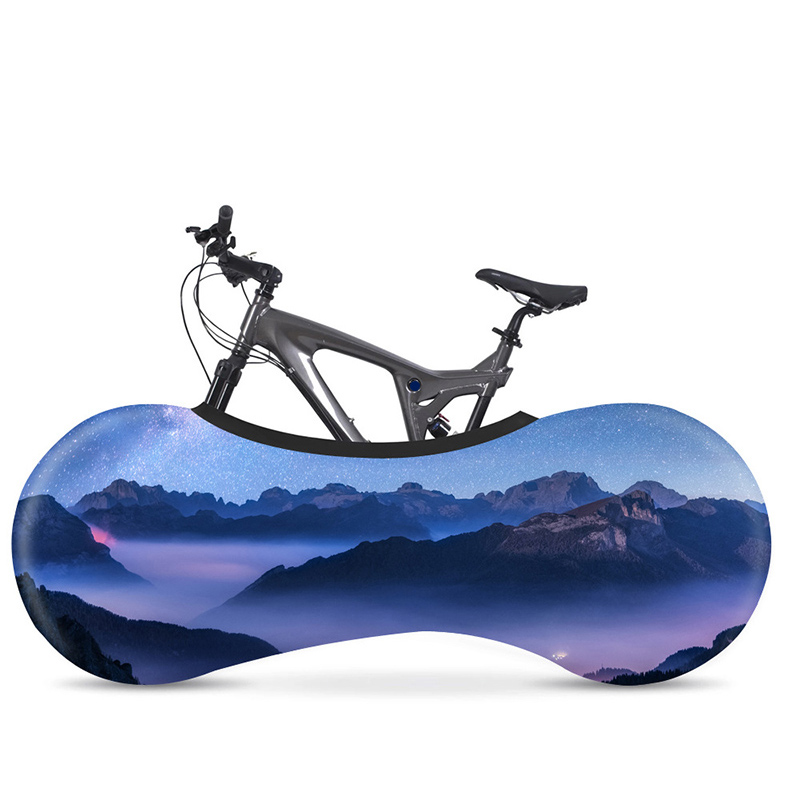 Hssee scenery series 26 “ -28 ” cykelbeskyttelseskappe elastisk stof landevejscykel indendørs støvbetræk passer 26 ” -28 ” cykel: 21