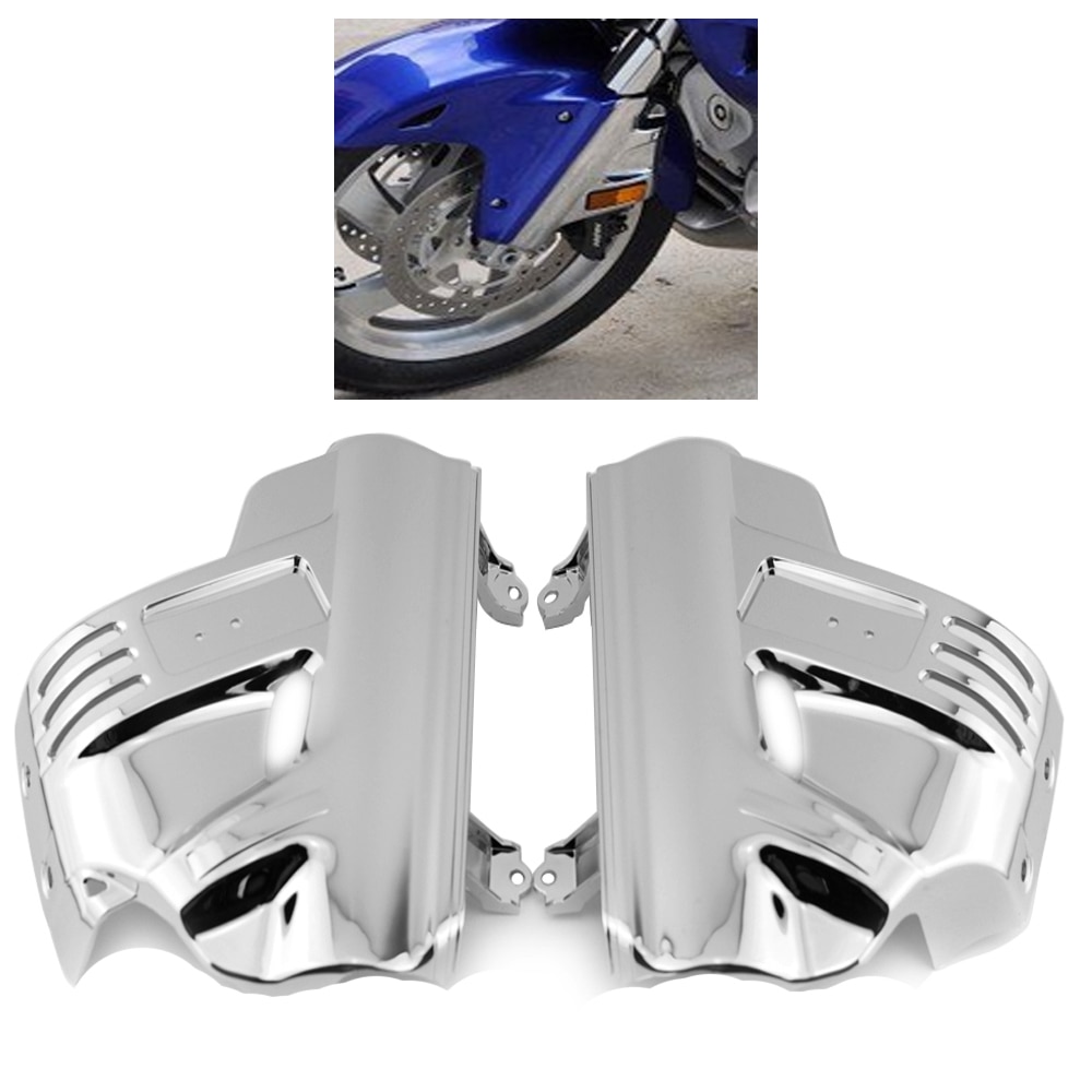 Met airbag Front Suspension Shock Cover Side Fender Lagere Vork Shield Kuip Guard voor Honda GL Goldwing 1800 GL1800 2001