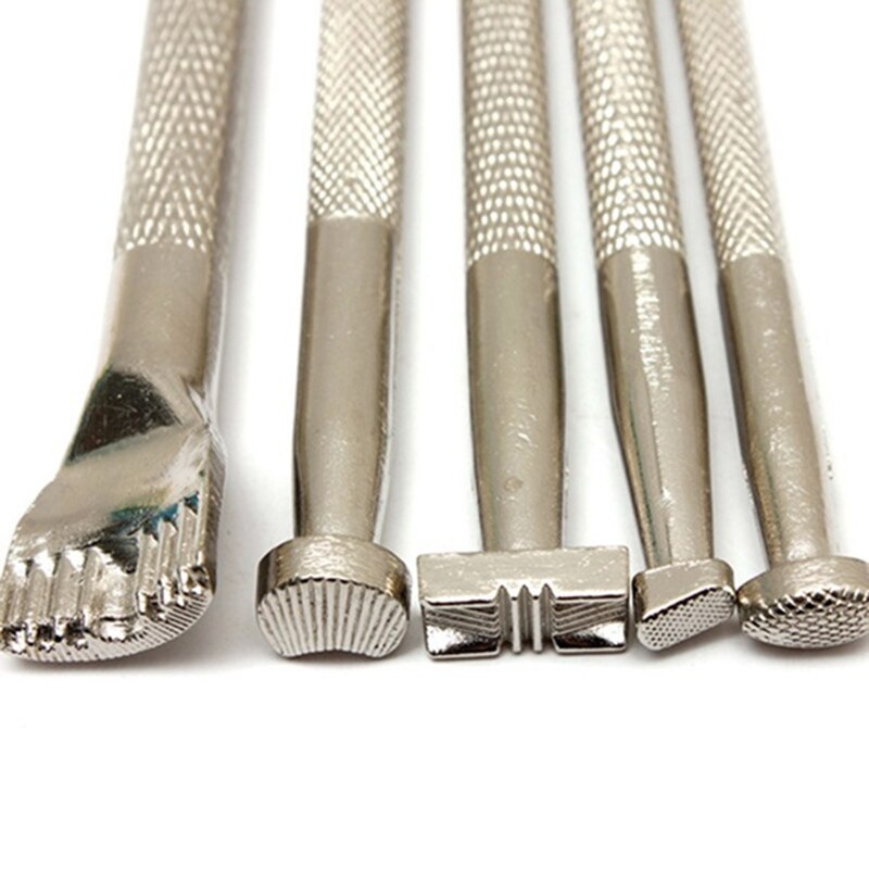 6-delige Set Aluminium Gravure Snijwerk Schraper Klei Aardewerk Beeldhouwen Tool met Reliëf, Snijwerk en Gladmaken voor Modellering en Detaillering