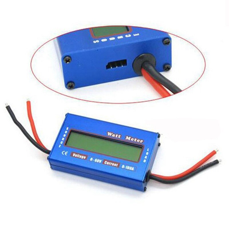 Digitale Wattmeter Watt Meter Energie Meter DC 60V 100A Gleichgewicht Spannung Batterie Prüfer