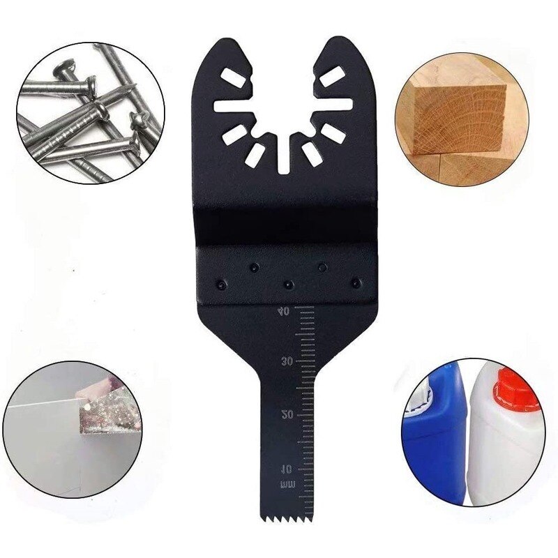 10 Stuks 10/20Mm Universal Multi Gereedschap Zaagblad Oscillerende Blade Multi Tool Voor Snijden Hout Plastic Kit