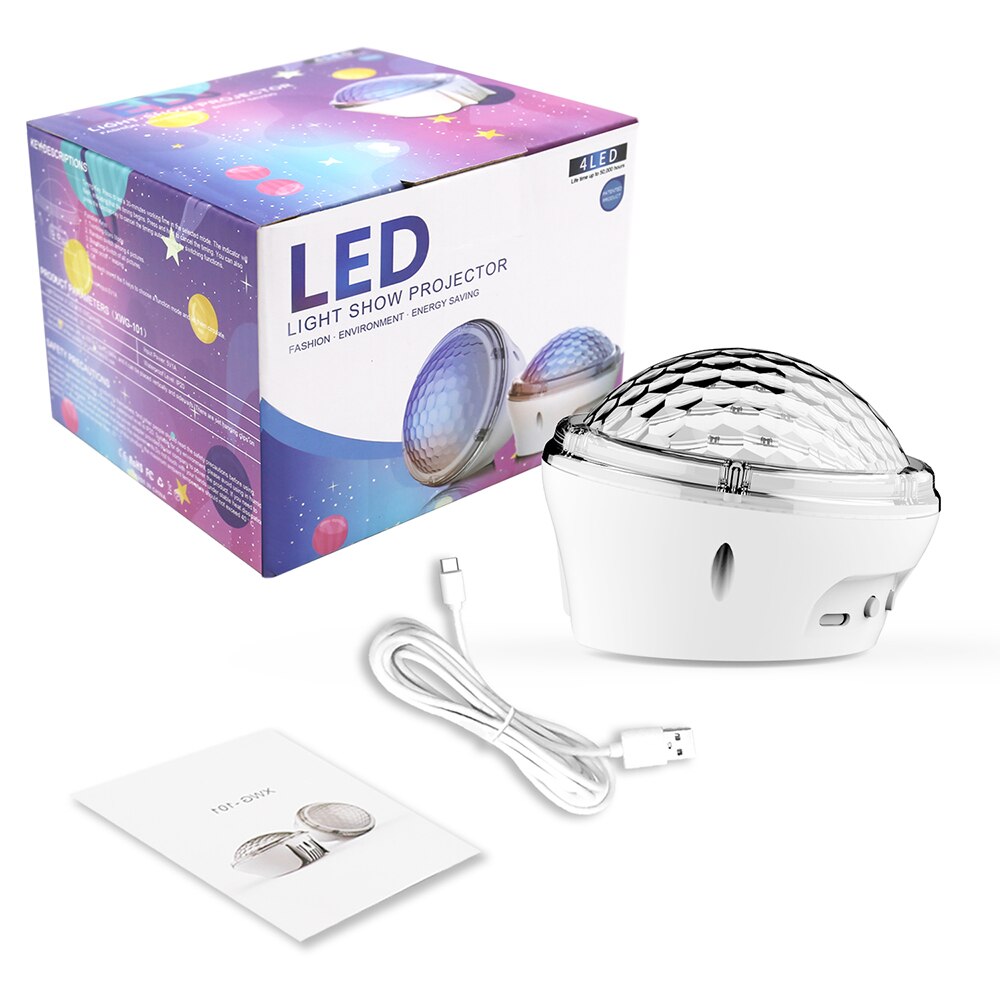 USB LED Star Projector Night Light Twinkle Starry Projector Lights 4 Modes Timer Bedside Lamp Night Light Kids