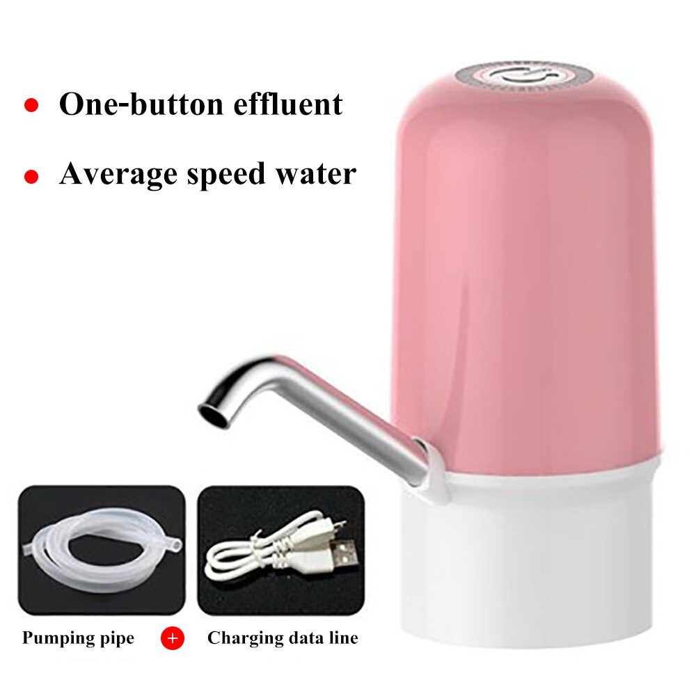 1PCs Elektrische Water Dispenser Draagbare Gallon Drinkfles Schakelaar Smart Draadloze Waterpomp USB Opladen Voor Home Office