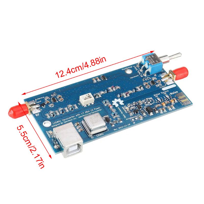 SDR Upconverter Up Converter Device 125MHz-ADE for Rtl2832+r820T2 Receiver for HackRF One Accessories