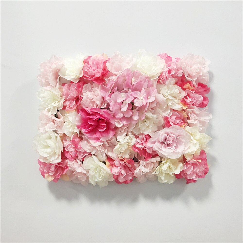 40*30cm Artificial Flower Wall Decor Wedding Backdrop Party Event Birthday Scene DIY Silk Rose Flowers: C5