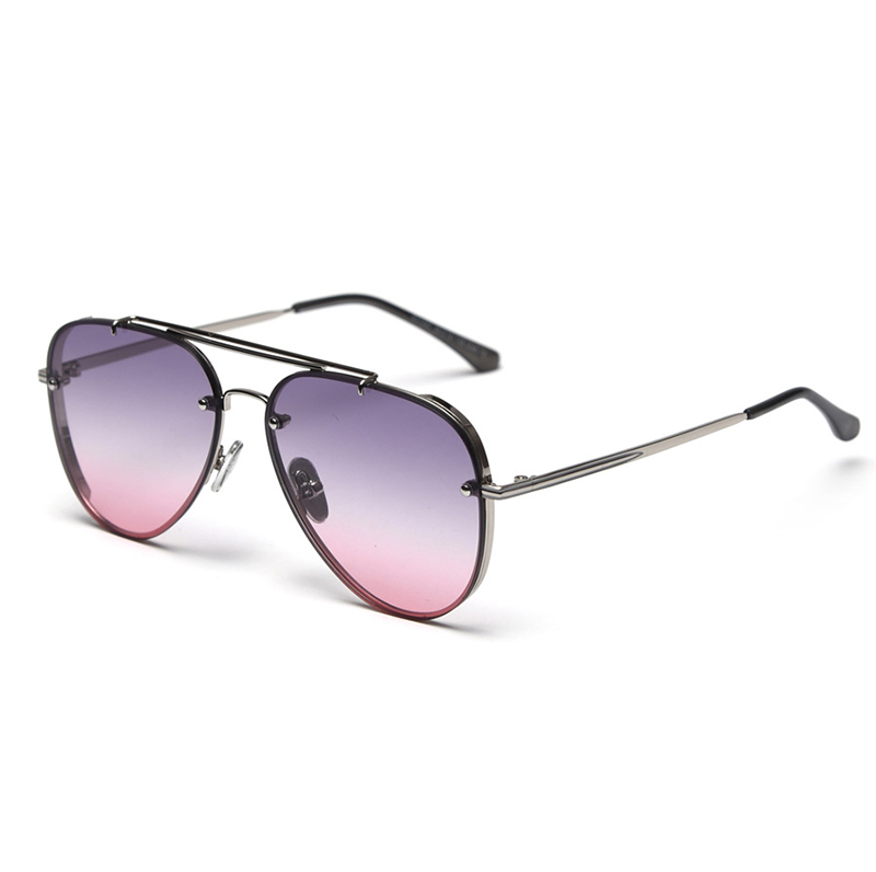 Jackjad top classic pilot style gradient solbriller mænd nitte mærke solbriller oculos de sol  s31247