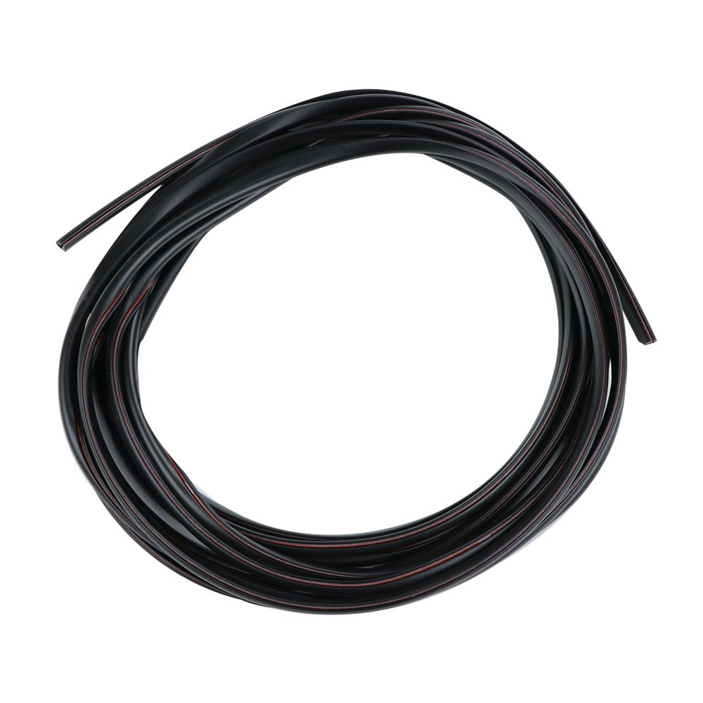 Bande de Protection anti-rayures pour voiture Type U 5M/8M, Protection contre les rayures pour moulage, anti-frottements, bande de caoutchouc pour bricolage: 8m black