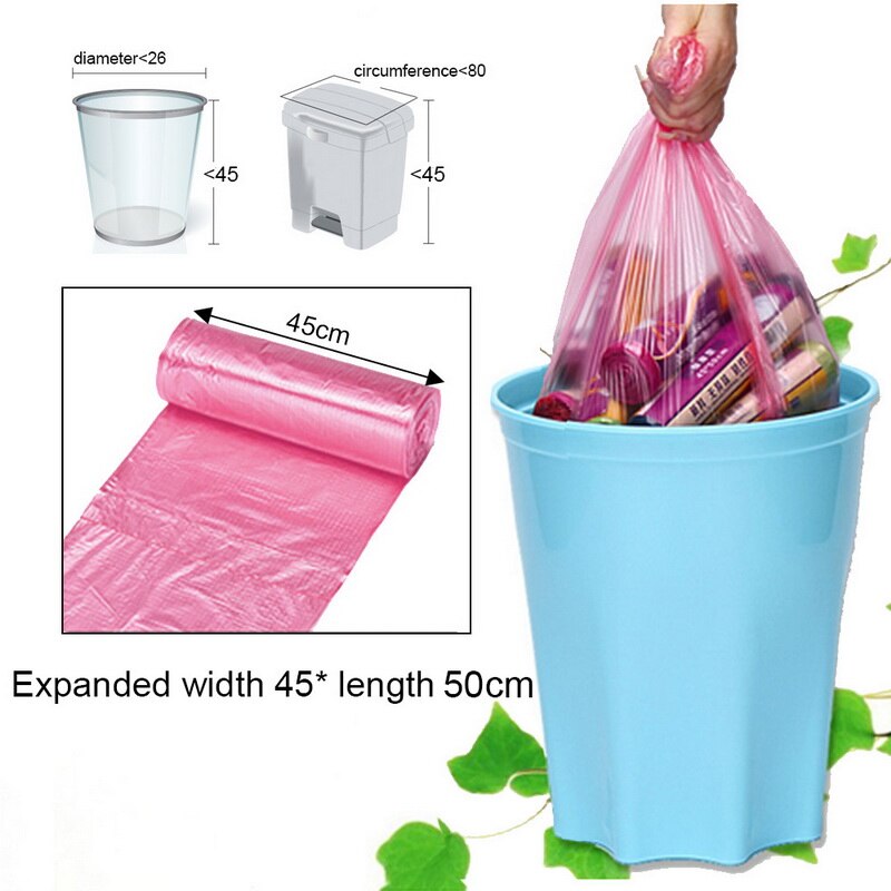 Thicken Garbage Bags Multicolor Trash Bags Disposable Environmental Storage Bag Large Leak-proof Waste Bag Household