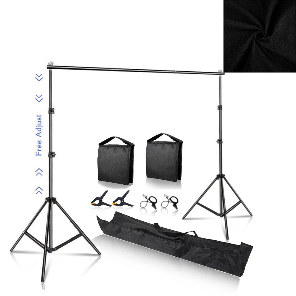 Pano de fundo suporte de fundo foto estúdio luz tripé fotografia tela verde cenários aniversário chromakey sacos de peso: Leitoso / 150 * 300