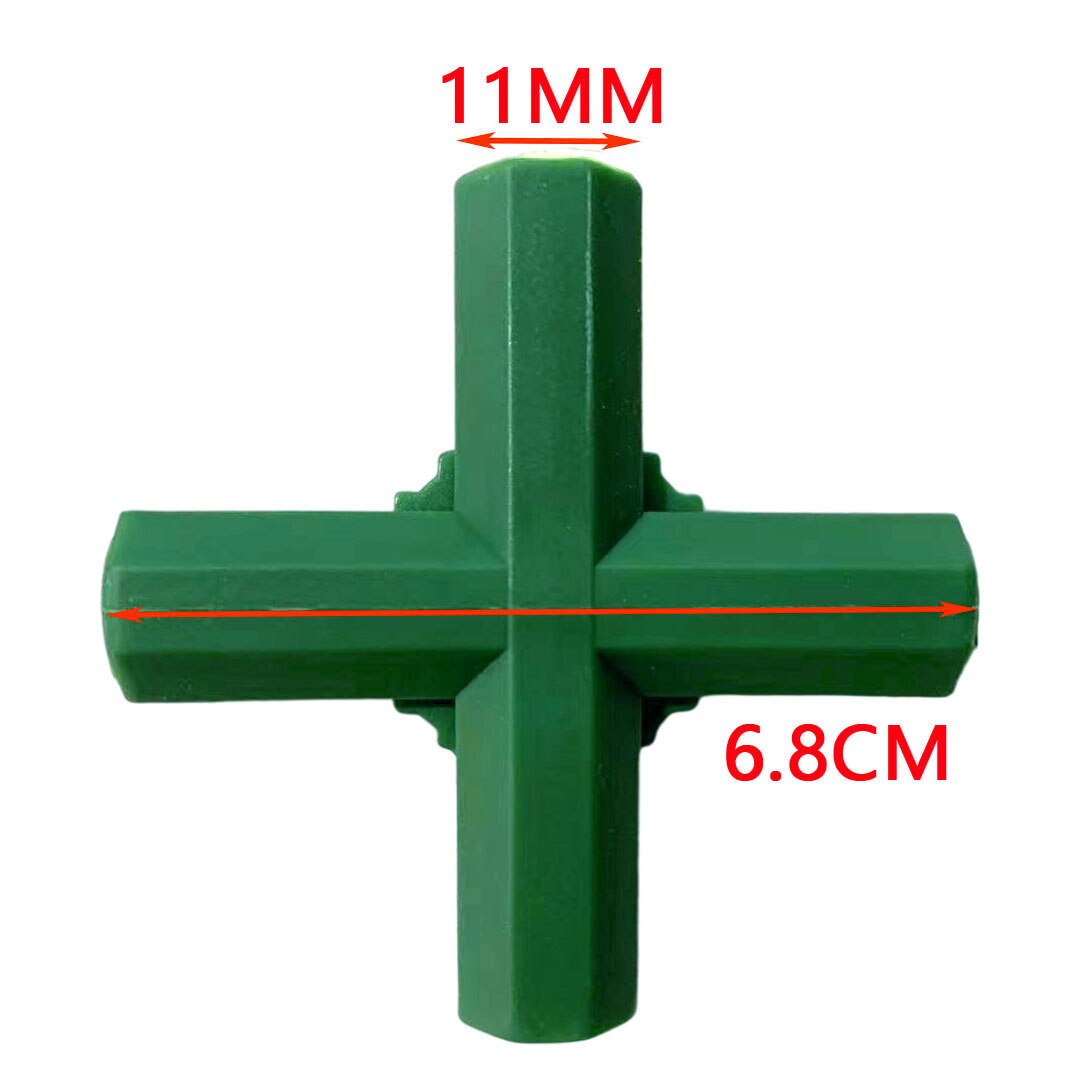 Conector de tubería de 11mm para invernadero, marco de plástico PE, 3 vías, soporte para plantas, bricolaje: 1 Piece      D