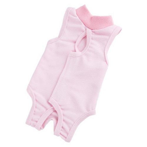 Pet Cat Recovery Weaning Suit Breathable Elastic Vest Wound Protection Clothes Anti-mite Soft Cat Weaning Suit: S Pink