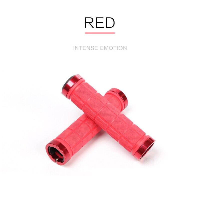 Juego de manillar de bicicleta de montaña, con cinco colores, amarillo, rojo, blanco, negro y azul, accesorios de 13,3X2,2 cm