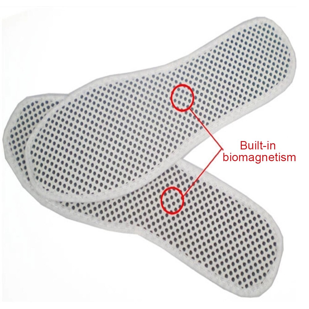 1 Pair Winter Self-heating Magnet Therapy Foot Massage Warmer Insoles Shoes Pads