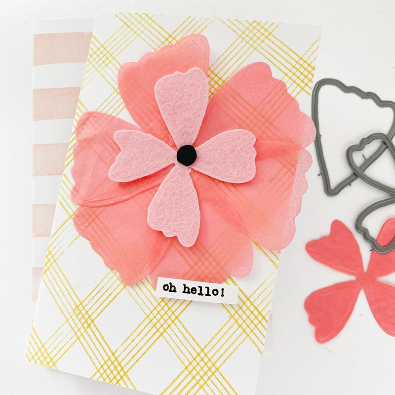 Ch blomster stencil metal skære matricer til scrapbog praksis hands-on diy album kort håndlavede værktøjer