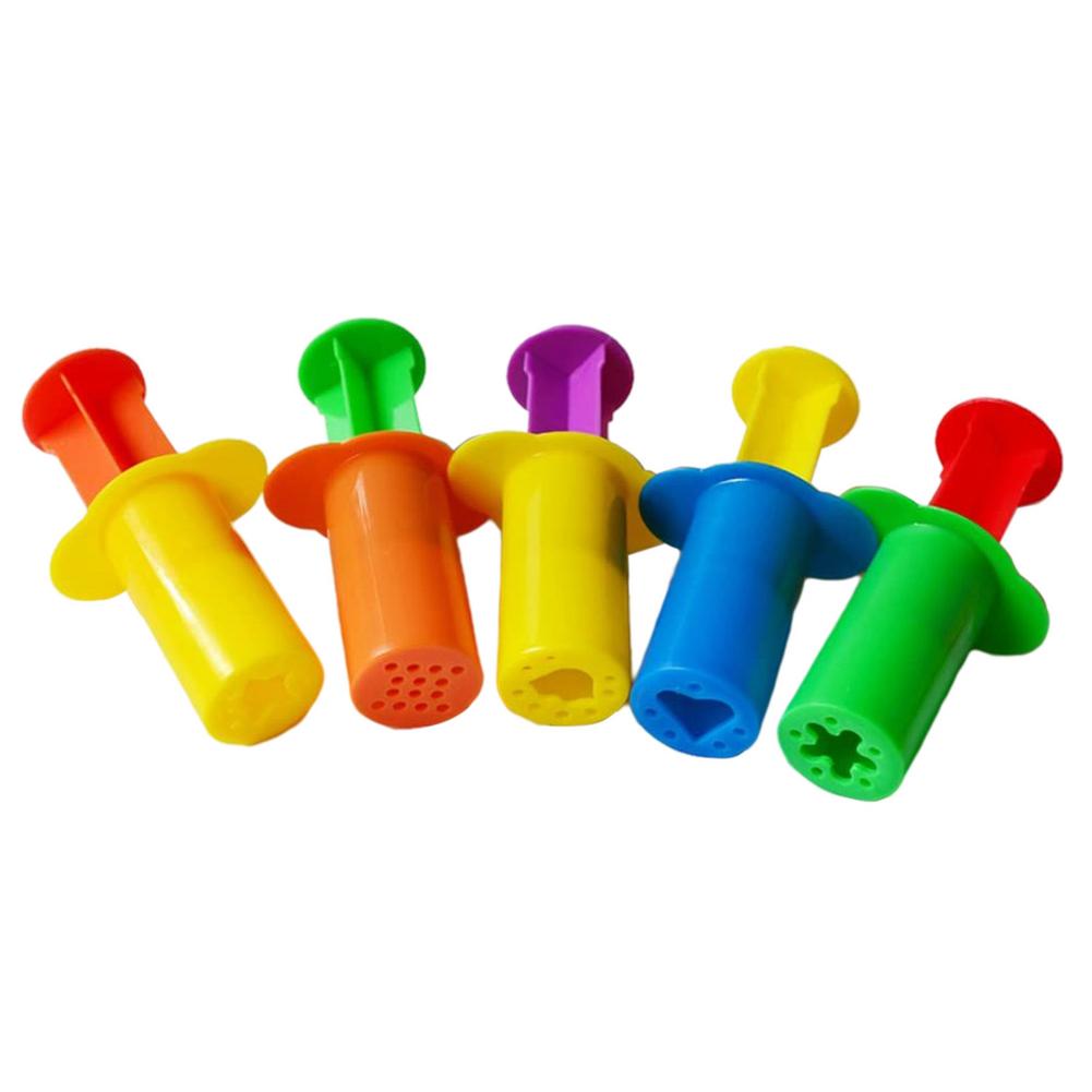 5Pcs Diy Creatieve Kleur Spelen Deeg Model Tool Speelgoed Plasticine Gereedschappen Kinderen Spelen Deeg Set Kinderen Leren Onderwijs speelgoed: Default Title
