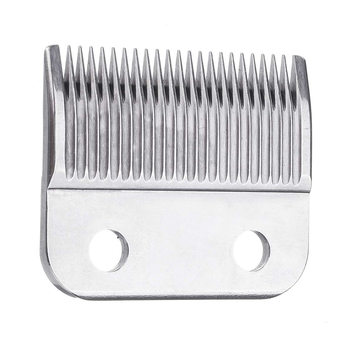 2Pcs Hair Beard Ceramic Blade Cutter + Metal Bottom Cutter Electric Shear Replacement For Wahl Electric Shear Clipper Set Silver