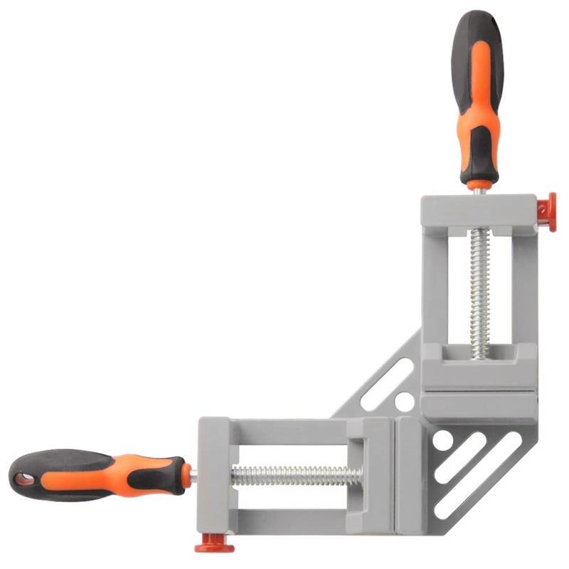 90 Degree Positioning Right Angle Clamp Aluminium Alloy Corner Clamp Woodworking Carpenter Clamping Tool For Door Picture Frame