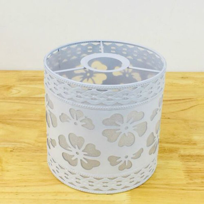 Wit Nordic Metalen Bloemen ijzer Plafond Hanglamp lampenkap Home verlichting levert eetkamer Lampenkap Decoratie: 5