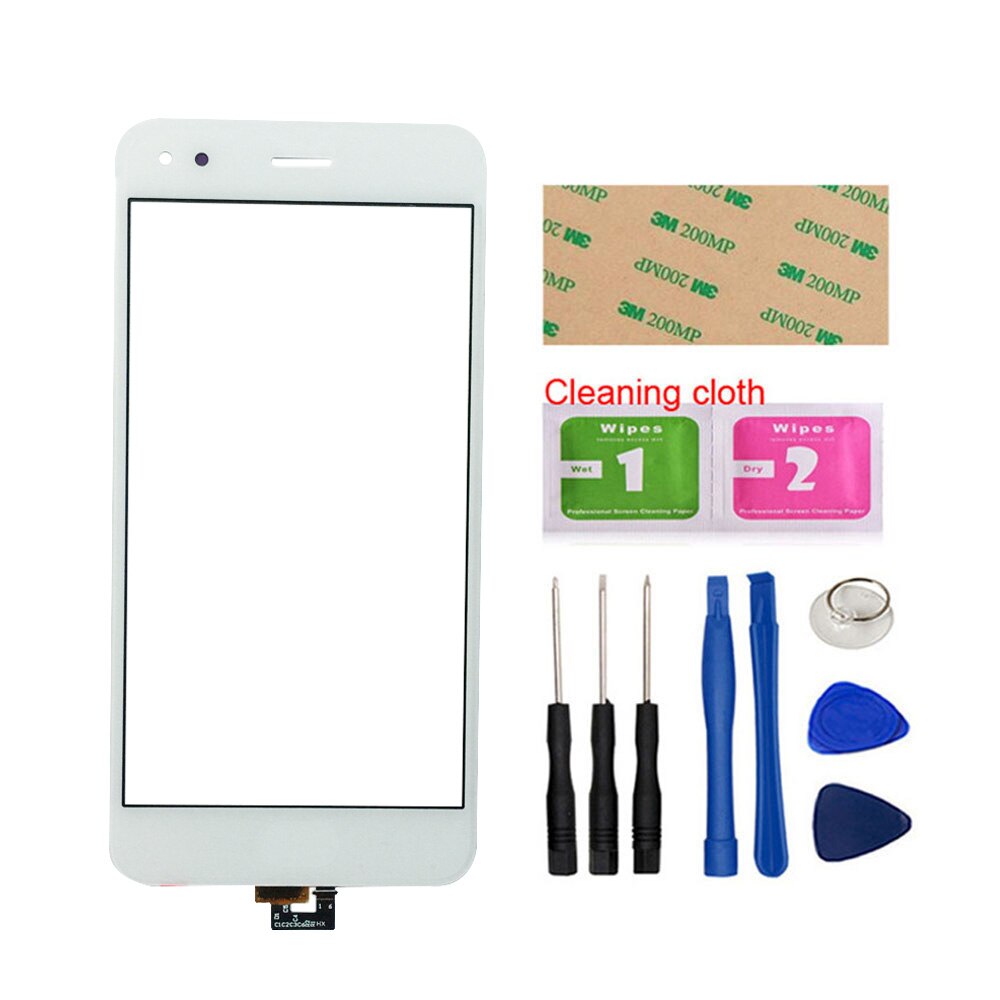 Touch Screen Glas Für Huawei P9 Lite Mini SLA-L02 SLA-L22 SLA-TL00 Touchscreen Digitizer Montage Mobil Tools 3M Kleber: White With Tools