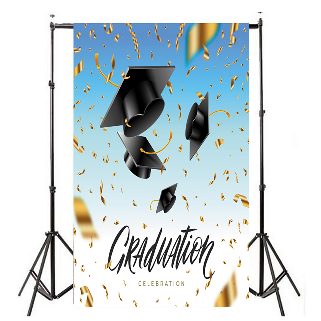 cool Graduation 3D studio background cloth Photography Backdrop Bachelor Gown Backgrounds For Photo Studio summer tide#40: F