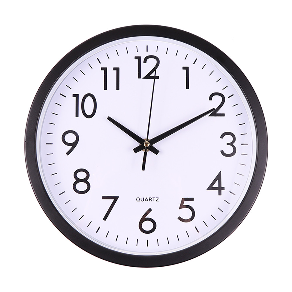 Stille Sweep Moderne Graceful Bureau Eenvoudige Digitale Klok Horloge Wandklokken Horloge Woondecoratie Eenvoudig Te Installeren Geen Gereedschap Nodig