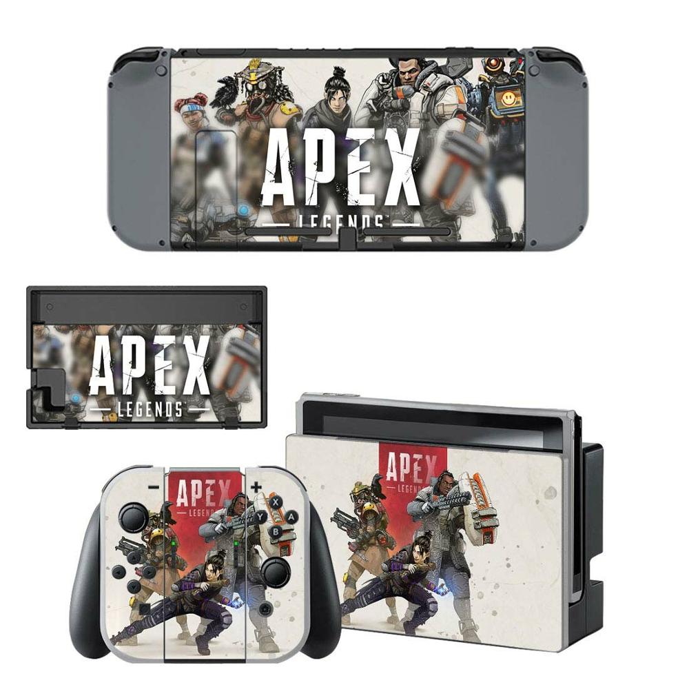 APEX Legends Nintendoswitch Haut Nintend Schalter Aufkleber Aufkleber für Nintendo Schalter Konsole Freude-con Controller Dock Haut Aufkleber: YSNS1799