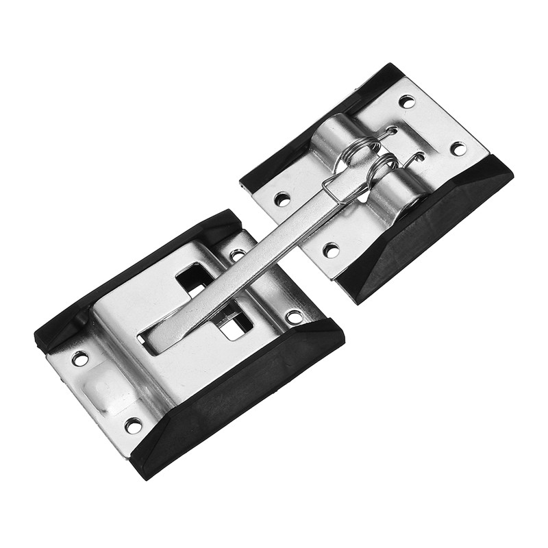 1Set 4 Metal steel Door lock hook RV Camper Horse Work Enclosed Trailer Door Stop Holder Latch Kit Entry Catch Holder Bracket