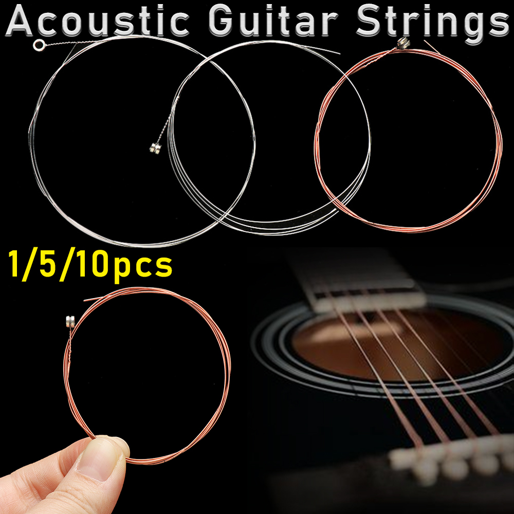 5Pcs Klassieke Akoestische Gitaar Snaren Akoestische Folk Gitaar 3 Stijlen Klassieke Gitaar Onderdelen Muziekinstrumenten