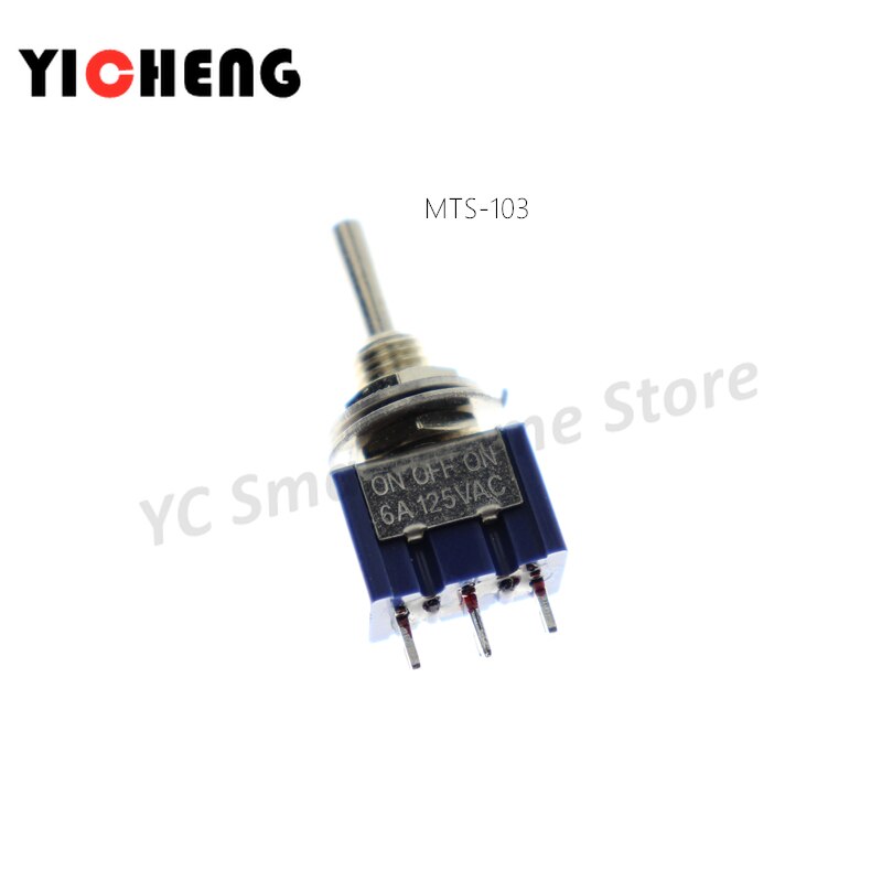 1Pcs spdt push button dpdt toggle switch rocker toggle switch Waterproof cap push button push button switch: 3-pinON-OFF-ON