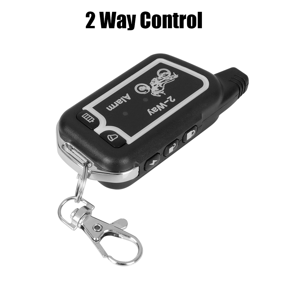 Sistema de alarma de seguridad para motocicleta, sistema de protección de 2 vías con mando a distancia, 125db, 12V