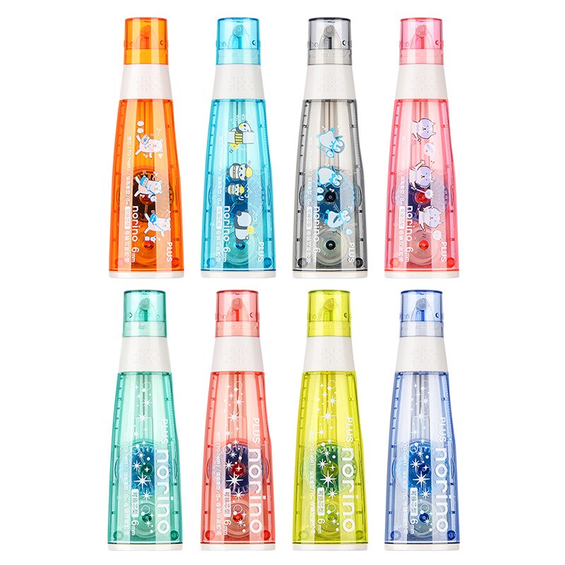 4 kleuren vervangbare dubbelzijdige tape kleefstof dispenser student kantoorbenodigdheden benodigdheden voor school dubbelzijdige tape