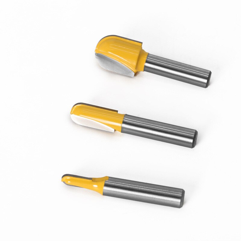 1Pc 8Mm Schacht Hout Frees Hoekafronding Frezen Frezen Voor Houtbewerking Carving Trimmen En Steken