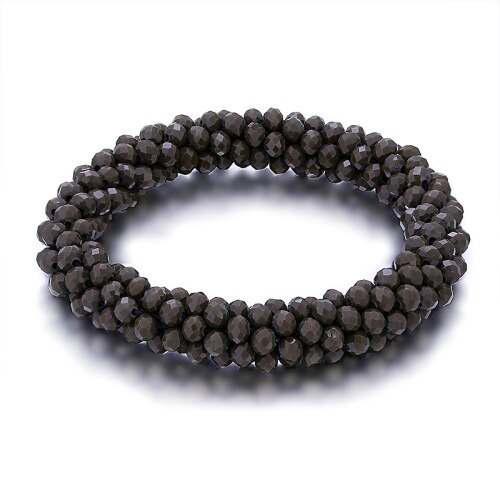 Multicolor Handgemaakte Gehaakte Glas Seed Bead Nepal Boho Armband: BK155