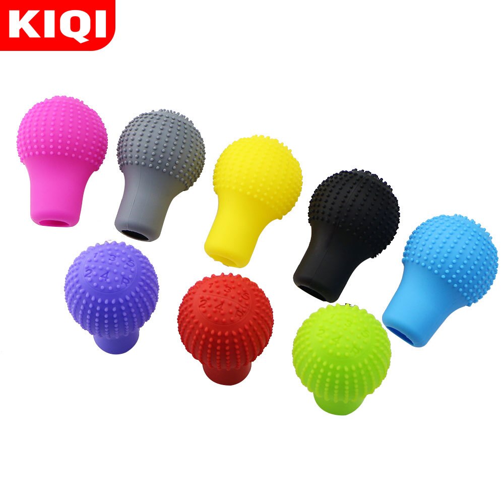 Pomo de palanca de cambios Manual de silicona, cubierta de pomo de palanca de cambios MT, fundas de funda, Protector de piel, accesorios de estilo de coche