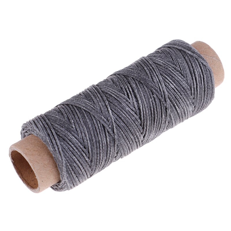 Hilo de coser encerado para zapatos de cuero, herramienta de costura a mano, 50 m/rollo: DG