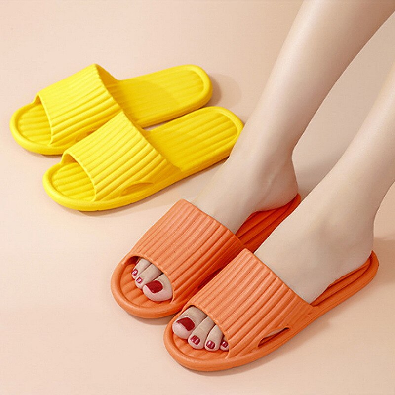 Bathroom Anti-slip Shoes Women Thick Platform Slippers Summer Beach Eva Soft Sole Slide Sandals Leisure Men Ladies Indoor