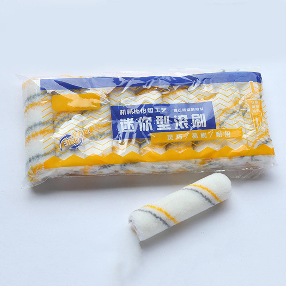 20pcs 4 Inch Foam Paint Roller Brush Craft Paint Foam Rollers Decorators Brush Smooth Tools Art Sets Painting Supplies