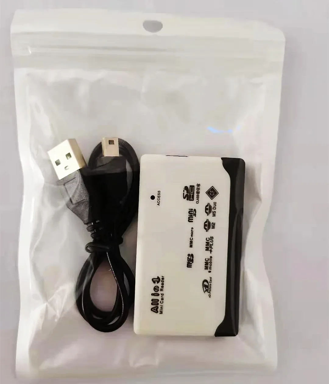 All In One Card Reader USB 2.0 SD Card Reader Adapter Support TF CF SD Mini SD SDHC MMC MS XD usb card reader: Pink