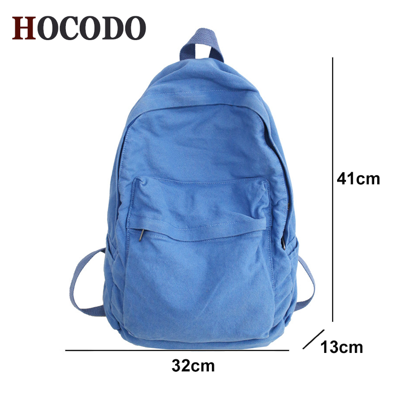 2022 College Student Mode Canvas Vrouwen Rugzak Vrouwelijke Reizen Kawaii Rugzak Dames Rugzak Effen Kleur Schooltas Mochilas