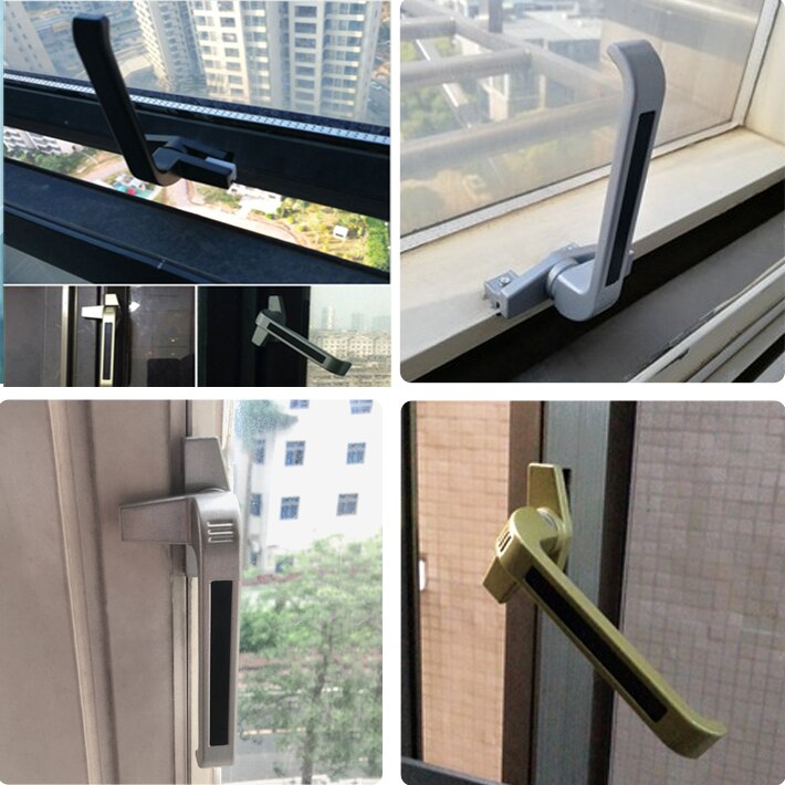 Thickened Door and Window Handle Left/right Universal Window Handle Lock Casement Lock Wheel Handle Hardware Furniture Supplies