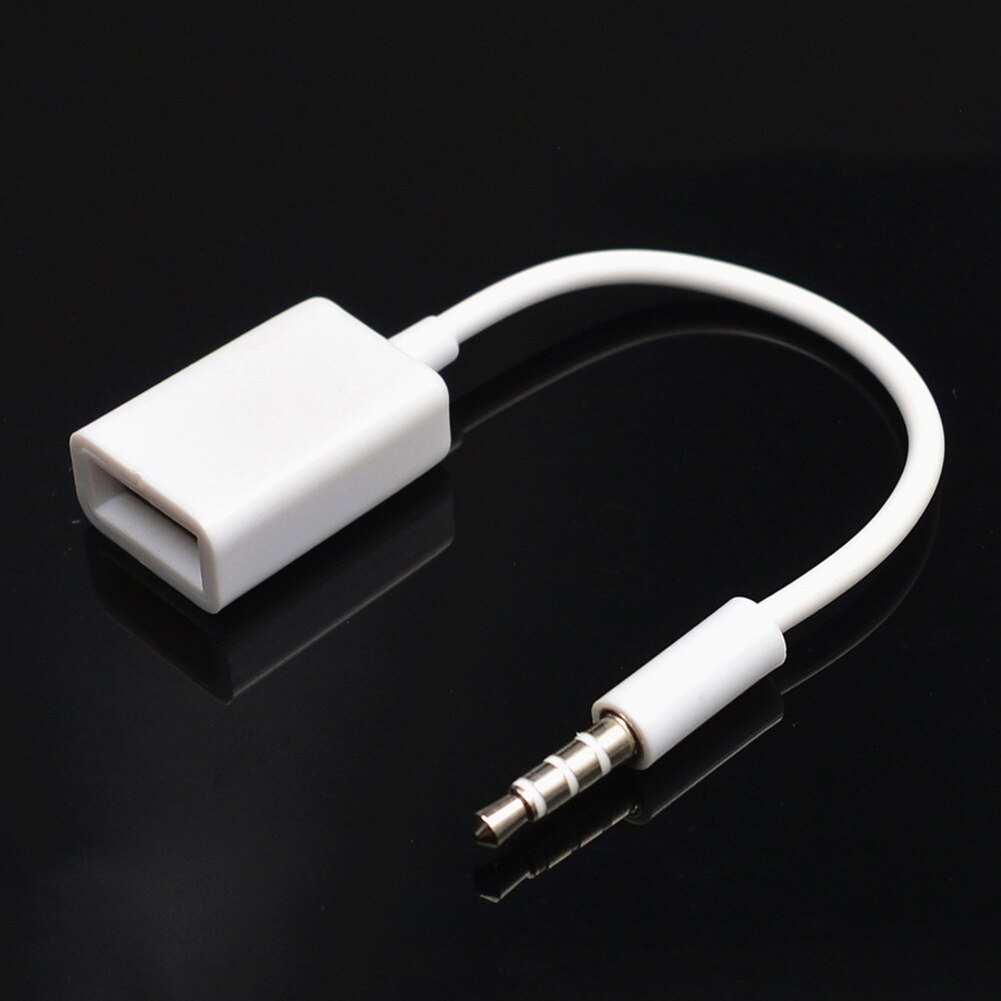 USB 2.0 3.5mm Jack Adapter Aux Cable Converter Audio Male To Female Car Plug Male Connector