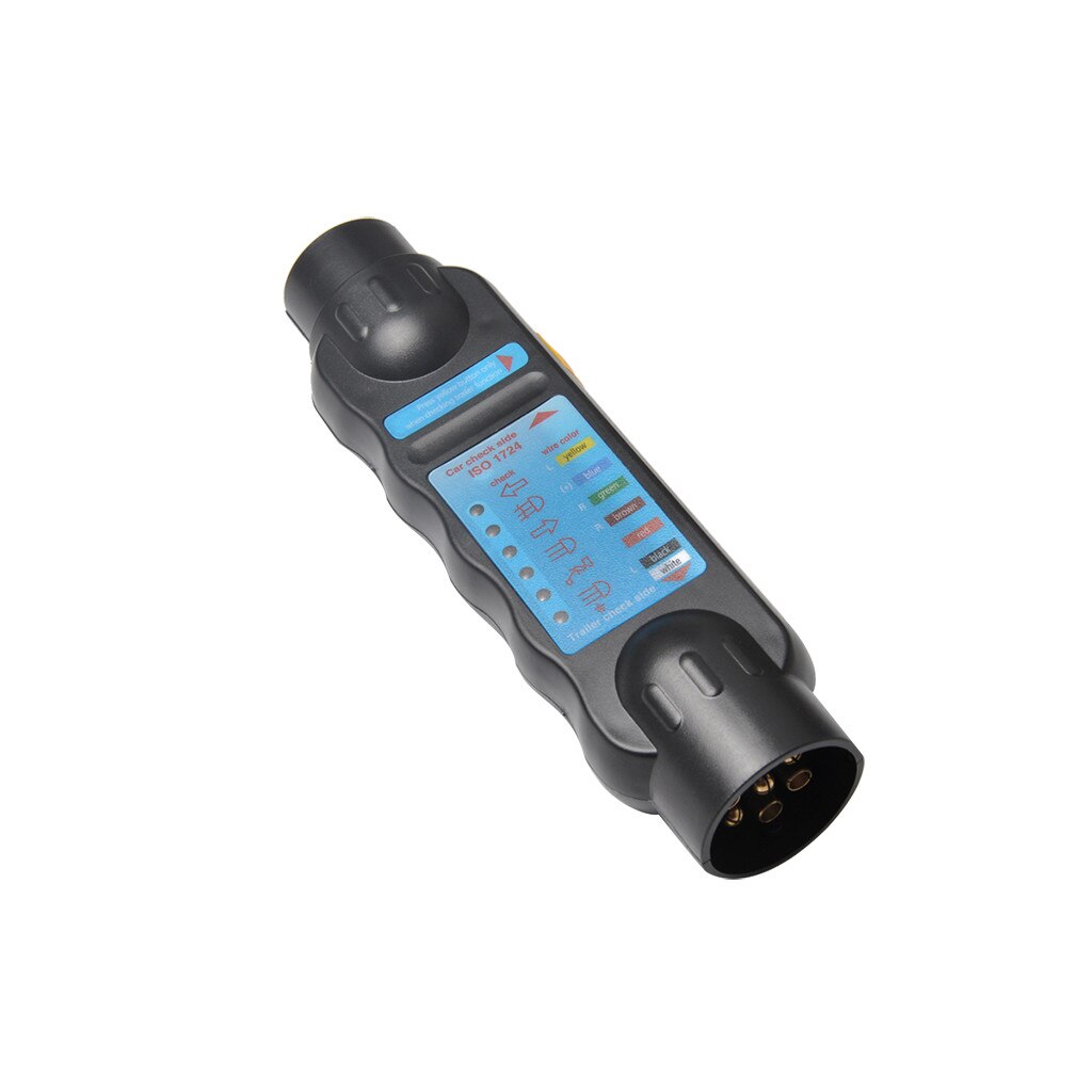 12V 7 Pin Car Wiring Circuit Tester Trailer Towing Lights Plug Socket Cable Wiring Tester Truck Accessories #LR2