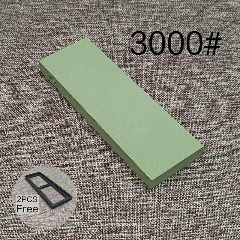 Messenslijper Stone Dual Side Slijpsteen Professionele Keuken Slijpen Molen Oliesteen 240 600 3000 8000 10000 # Honen Set: 3000 grit