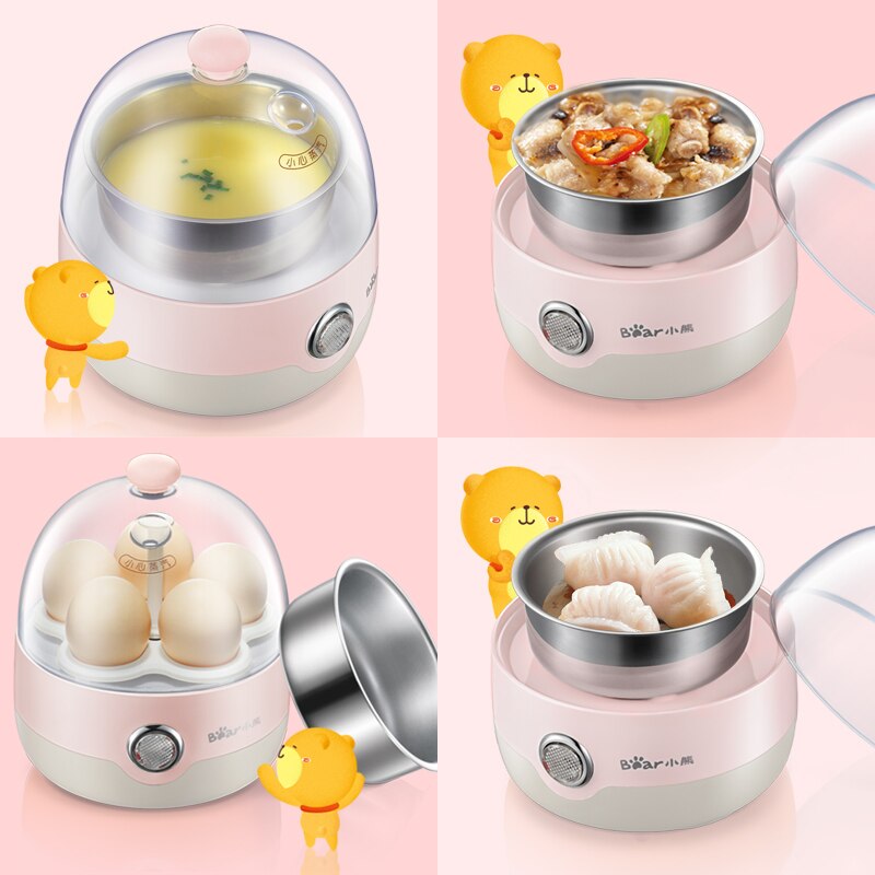 Bear Household Electric Egg Boiler Multi Egg Cooker Machine Steamed Custard Cooking Breakfast ZDQ-2201