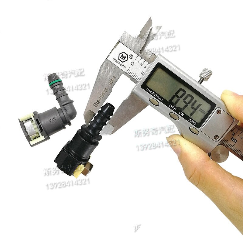 Línea de combustible D8 ID6, conector hembra rápido, filtro de gasolina, filtro de combustible para Peugeot y Citroen, 10 Uds. Por lote