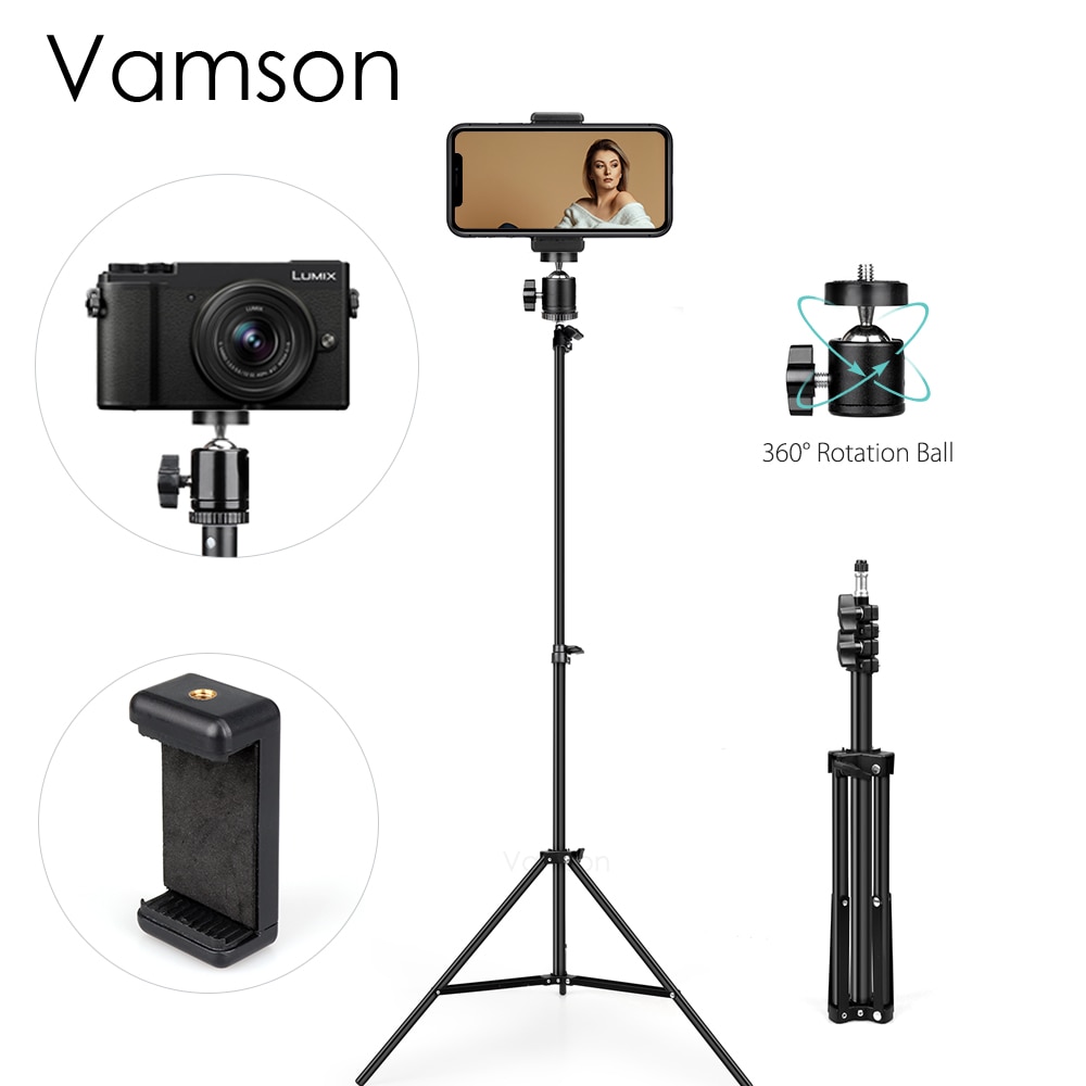 Vamson Statief Voor Telefoon Camera Voor Mobiele Monopod Statief Voor Mobiele Telefoon Camera Gopro Reizen Video Selfie Landschap VLS02A