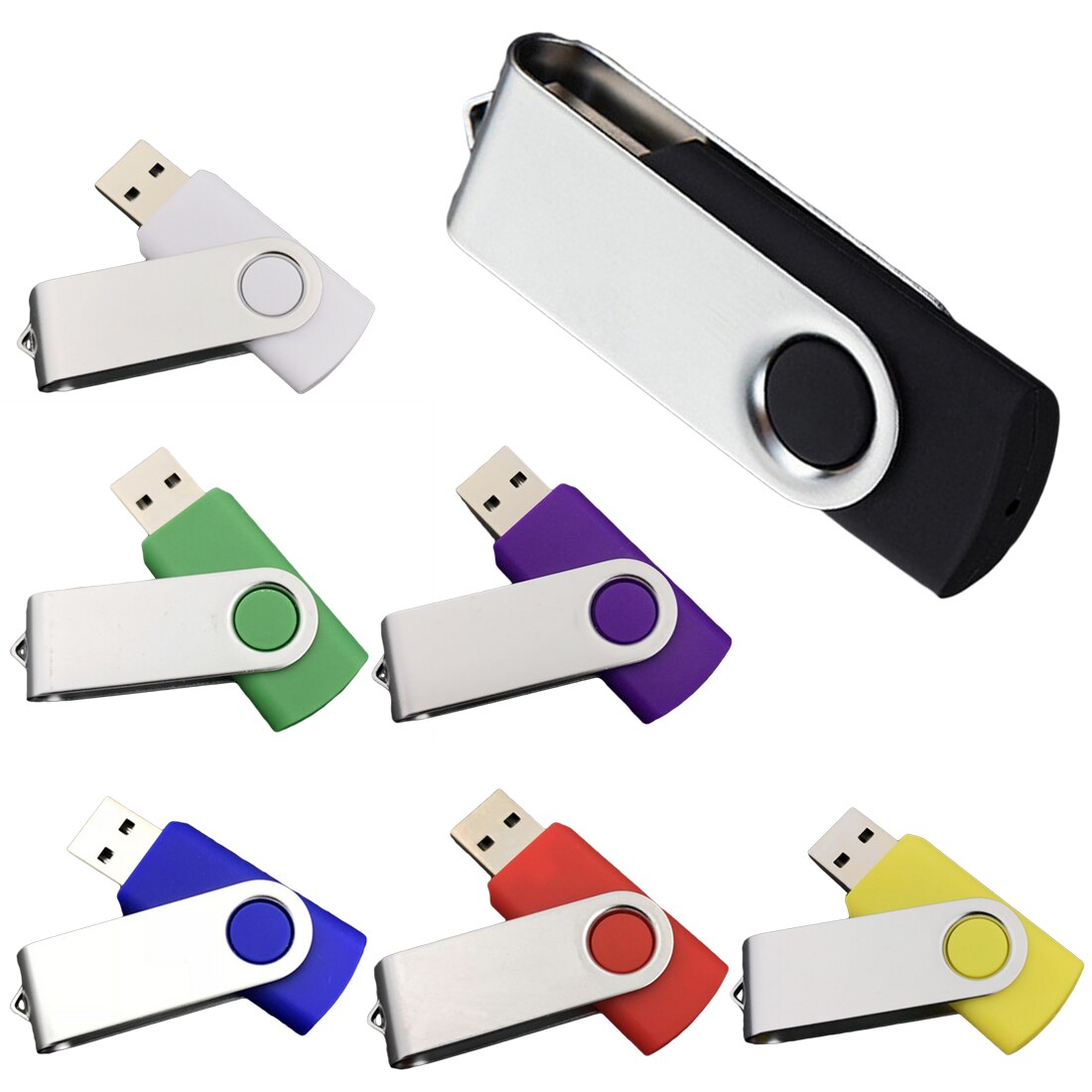 Memory Storage Devices U disk Pen Drive USB Flash Drive Rotate 4g 8g 16g 32g Micro usb